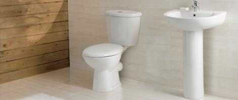 toilet and basin set