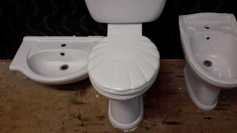 toilet sink and bidet sets