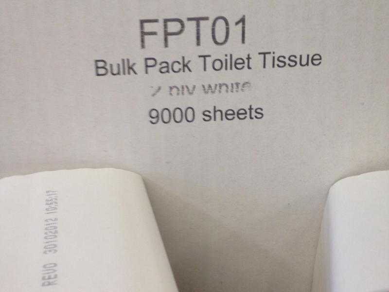 Toilet Tissue. Bulk Pack