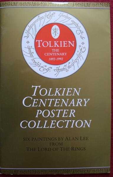 TOLKIEN CENTENARY POSTER COLLECTION 6 PAINTINGS by ALAN LEE from THE LORD OF THE RINGS