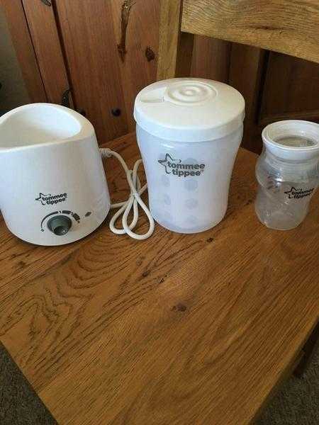 Tommee tippee bottlefood warmer and travel steriliser, never used