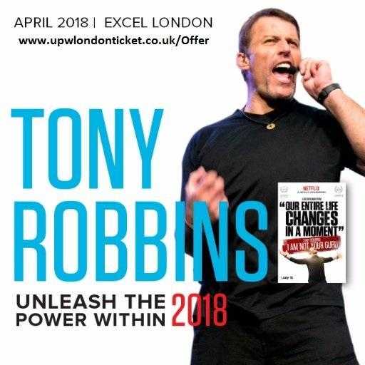 Tony Robbins UPW London 2018 - Special Offer Tickets