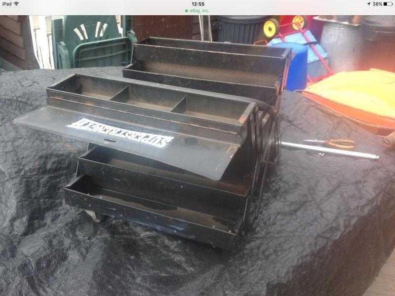 Tool box trolley with 11 compartments amp comes with tools