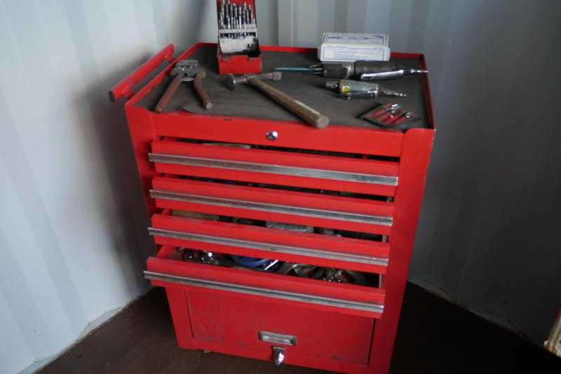 Tools, Tool caddy and cupboard