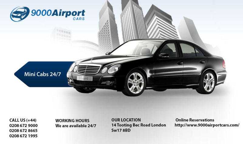 Tooting Airport Transfers Taxis  9000ariportcars