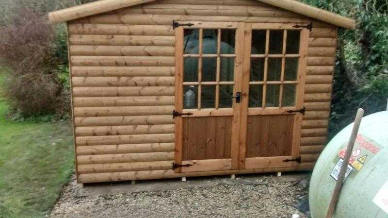 top quality 19mm sheds and summerhouses supplied and fitted.