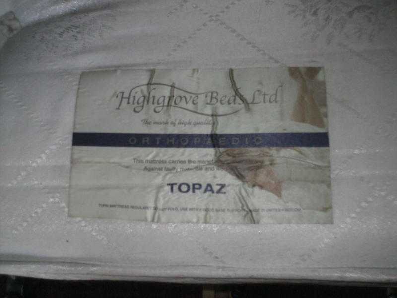 TOPAZ Orphapedic Mattress.