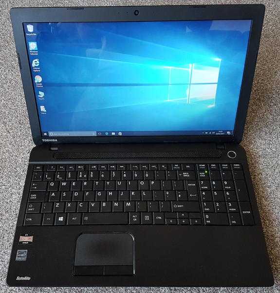 Toshiba Satellite C50-D 15.6quot Laptop, Windows 10, Good Spec, Great Condition