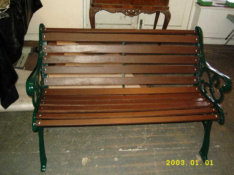 traditional garden bench