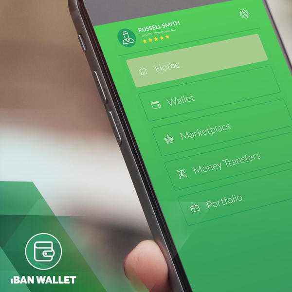 Transfer and receive money with iBAN Wallet