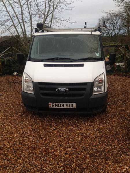 Transit Van 59 Plate Super Condition 85,000 miles039 Really Great Van in White with fitted roof rack