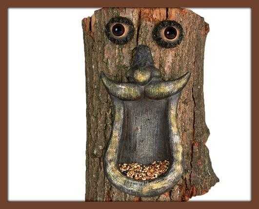 Tree Face Bird Feeder