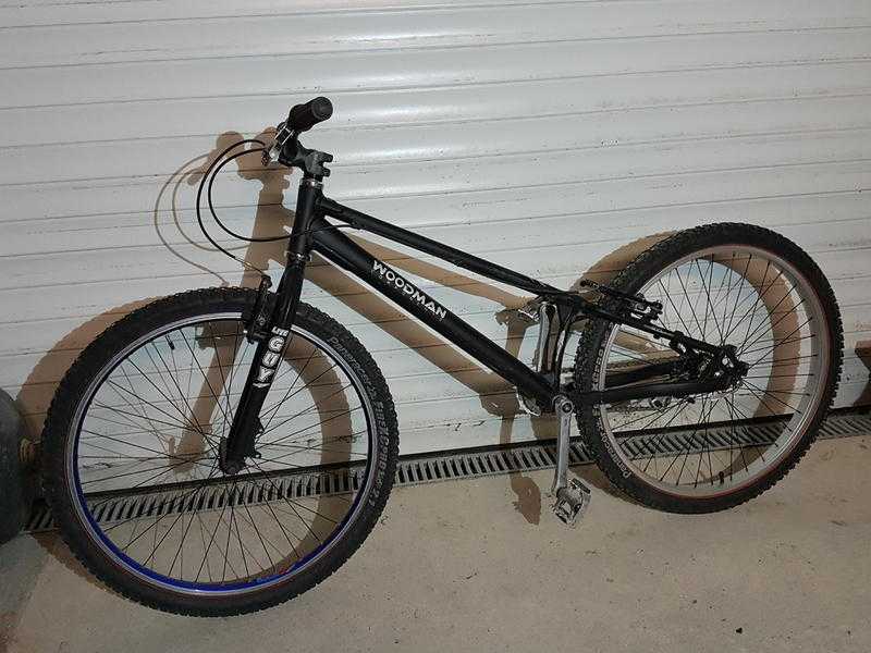 TRIALS MOUNTAIN BIKE CUSTOM BUILT WOODMAN COMPONENTS