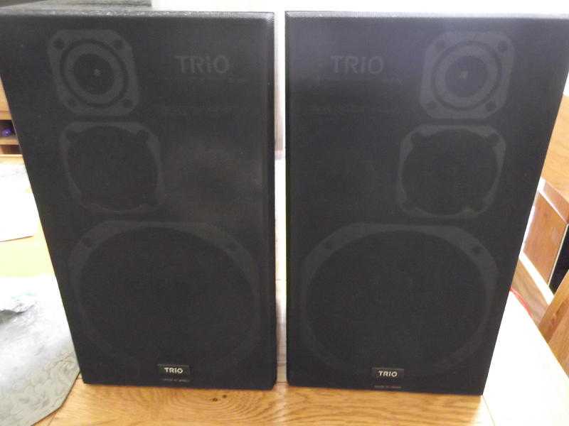 TRIO S-5X 3-way 80 watt loudspeakers