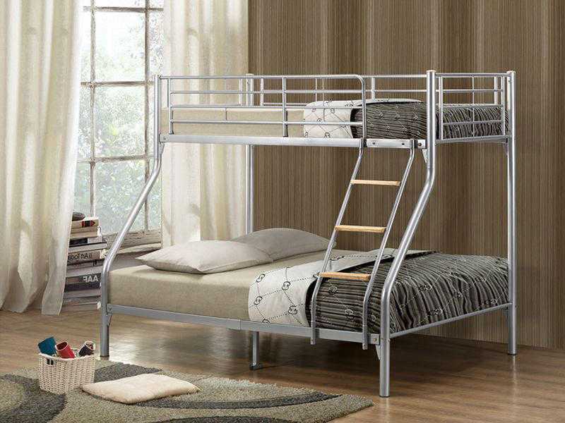 TRIPLE MEATL BUNK BED FRAME WITH METAL BASE - BRAND NEW - MATTRESSES ALSO AVAILABLE