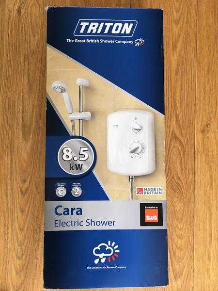 Triton Cara white Electric shower 8.5w - BNIB