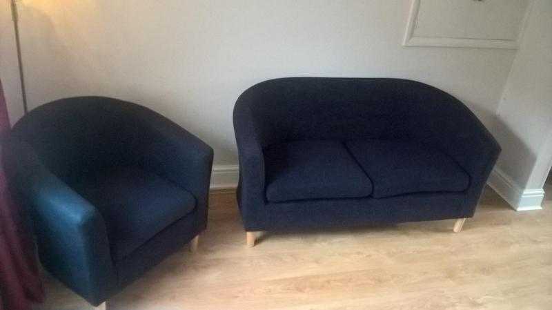 Tub Chair Sofa and Chair Set