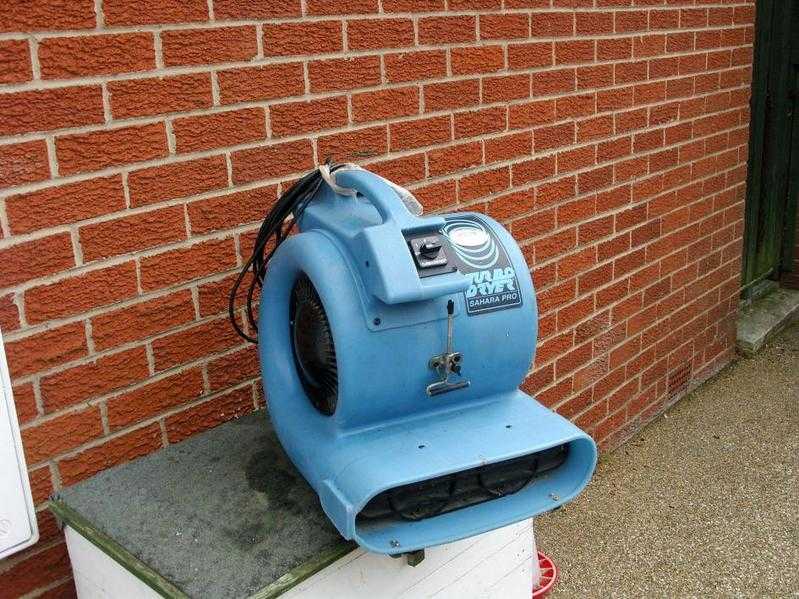 turbo dryer, for carpet drying