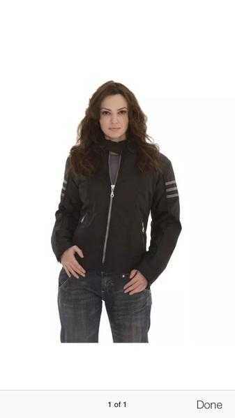 Tuzo Mizz ladies waterproof textile motorbike motorcycle jacket