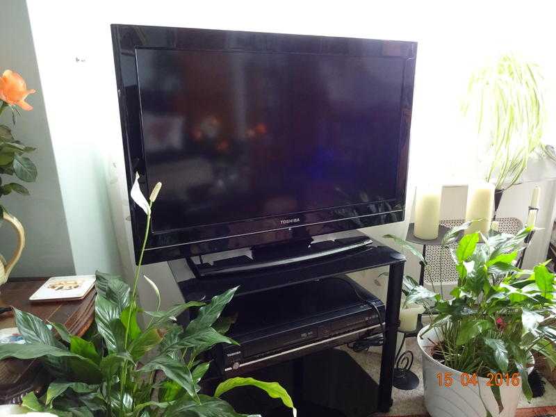 TV, Stand and DVD Player (Toshiba)