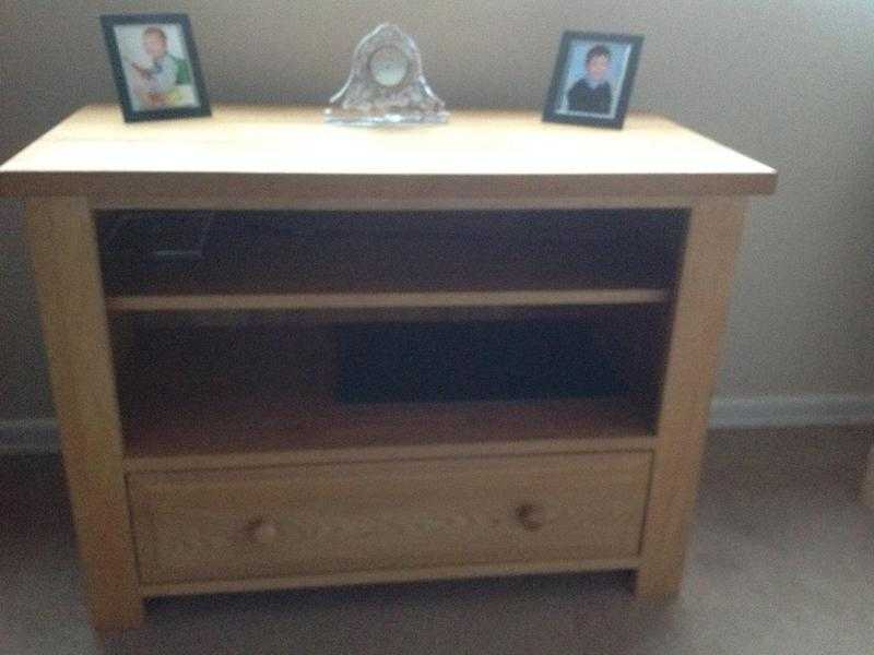 TV Stand, solid light oak