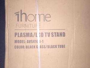 tv stand  still in box   metal