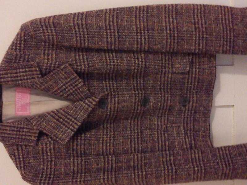 Tweed Wool suit Jacket Size 10 Charles Tyrwhit new