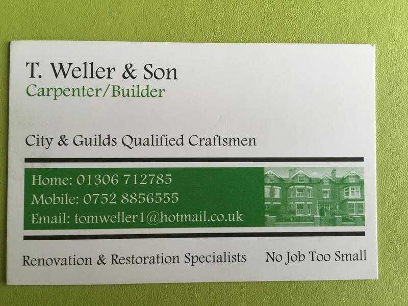 T.Weller amp Son  BuildingCarpentry ampRoofing