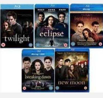 Twilight BLU-RAYS (all 5 films)