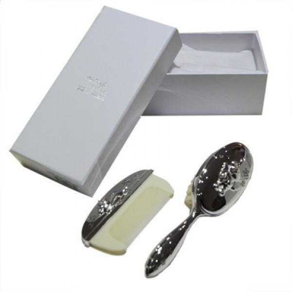 Twinkle Twinkle Silver Plated Brush amp Comb Set in Gift Box