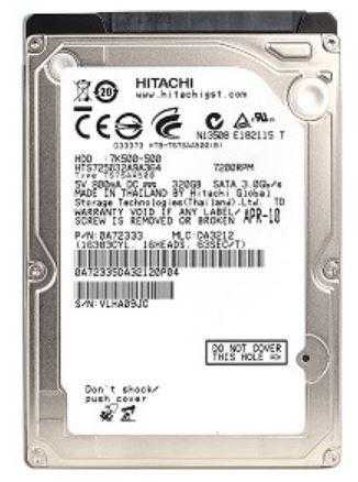 Two 500GB Hitachi sata hard drives (desktop)