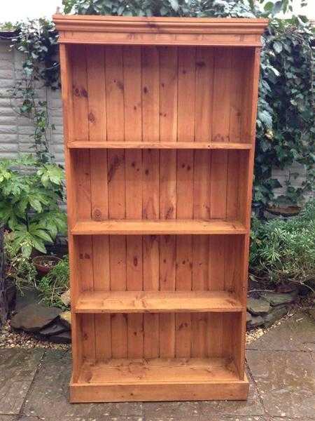 Two Beautiful Antique Pine BookcasesBookshelves