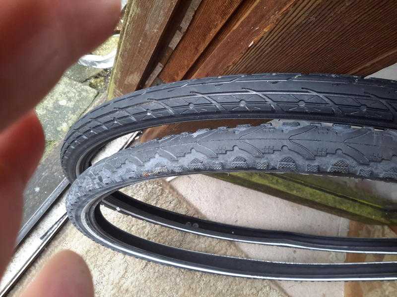 Two bike  tyres