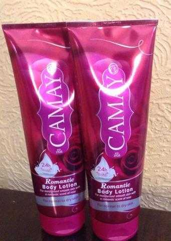 Two Camay 24h Moisture Body Lotion - 250ml Tube