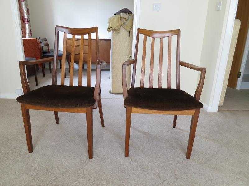 Two carver dining chairs