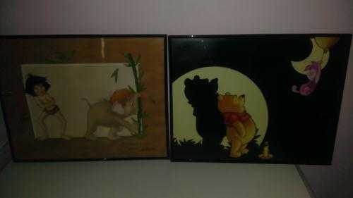 Two Framed Disney Pictures