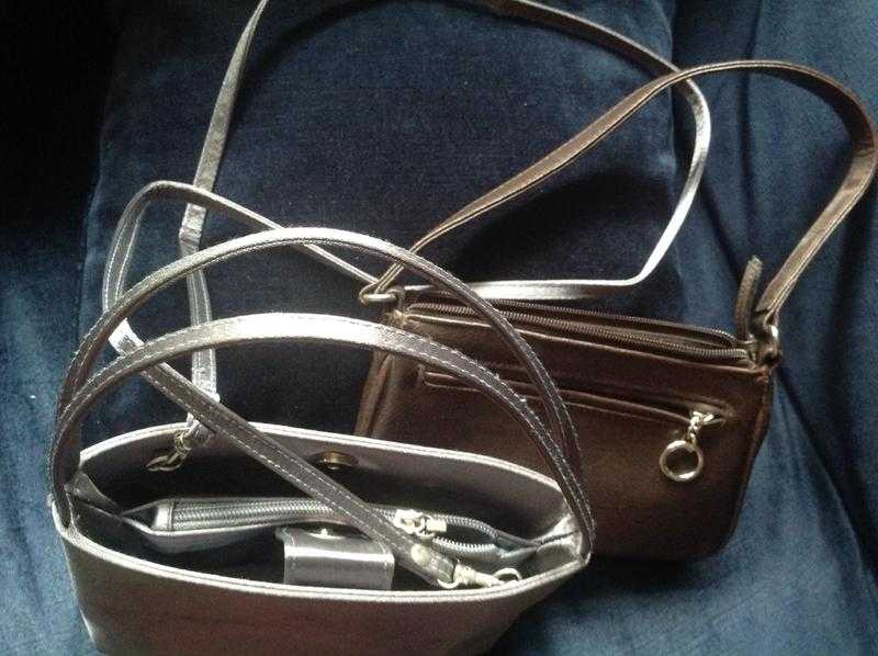 Two HandbagsClutchbags with Straps Purse.Bargains.