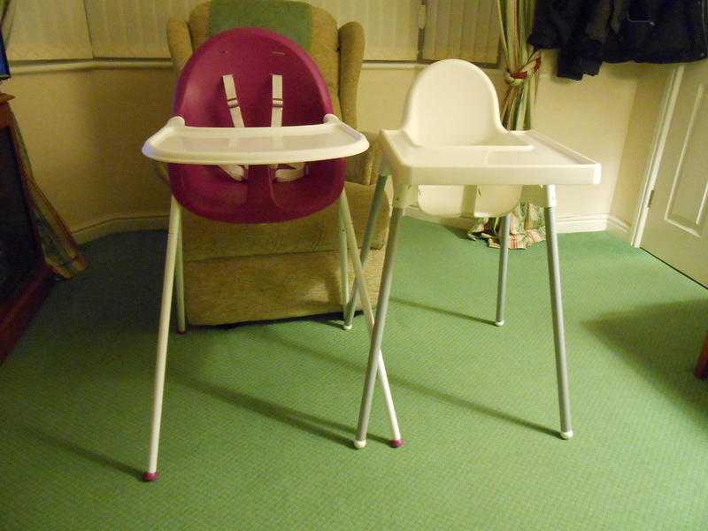 Two highchairs