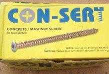 TWO PACKS OF CONSERT CONCRETE AND MASONARY SCREWS