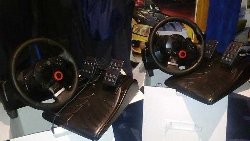 Two ps3 steering wheels