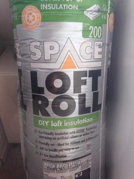 Two rolls of brand new loft insulation - 10 for both