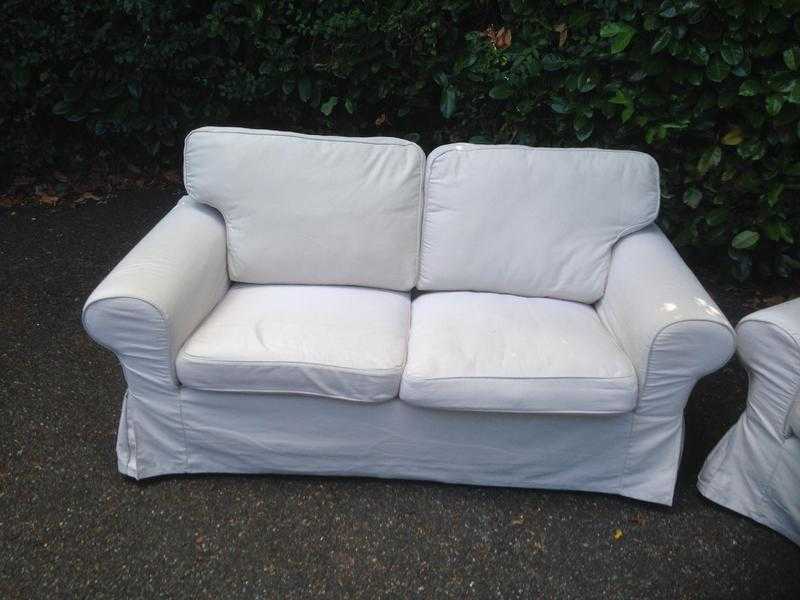 Two Seater Ikea Sofa with spare covers