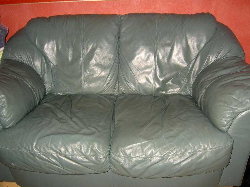 two seater leather setter