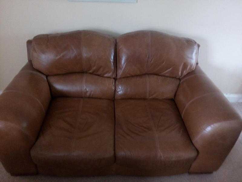 Two Seater leather sofa