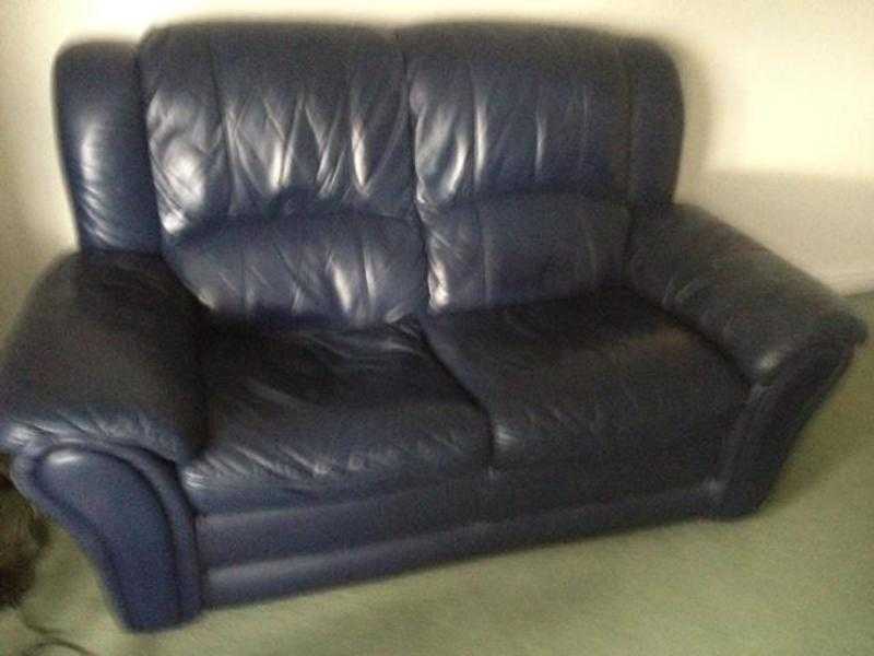 two seater leather sofa