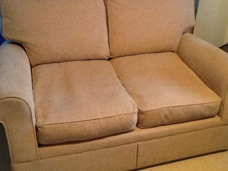 Two seater sofa beige colour MampS