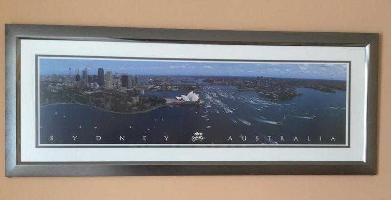 Two Superb large Australian Framed Prints. Can sell separately. AS NEW