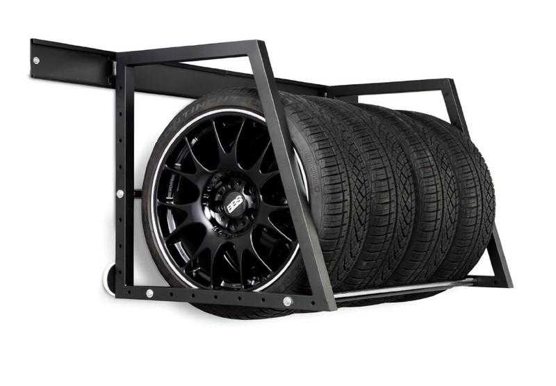 Tyre Rack - Car Wheel amp Tyre Wall Mountable Storage Rack