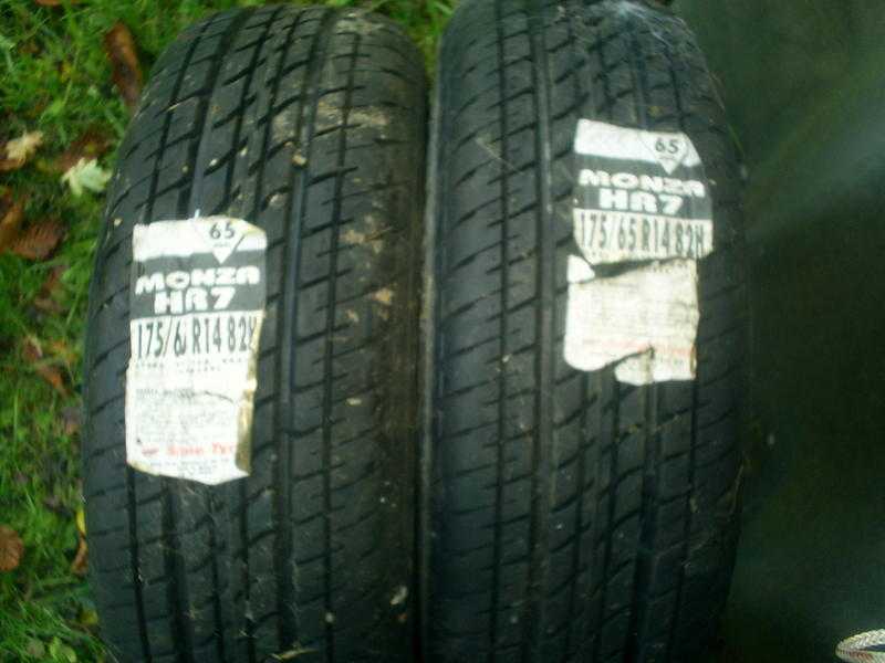 tyres x 2 monza new 25 each