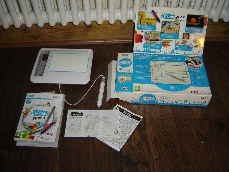 UDraw tablet and u draw studio (for Wii)